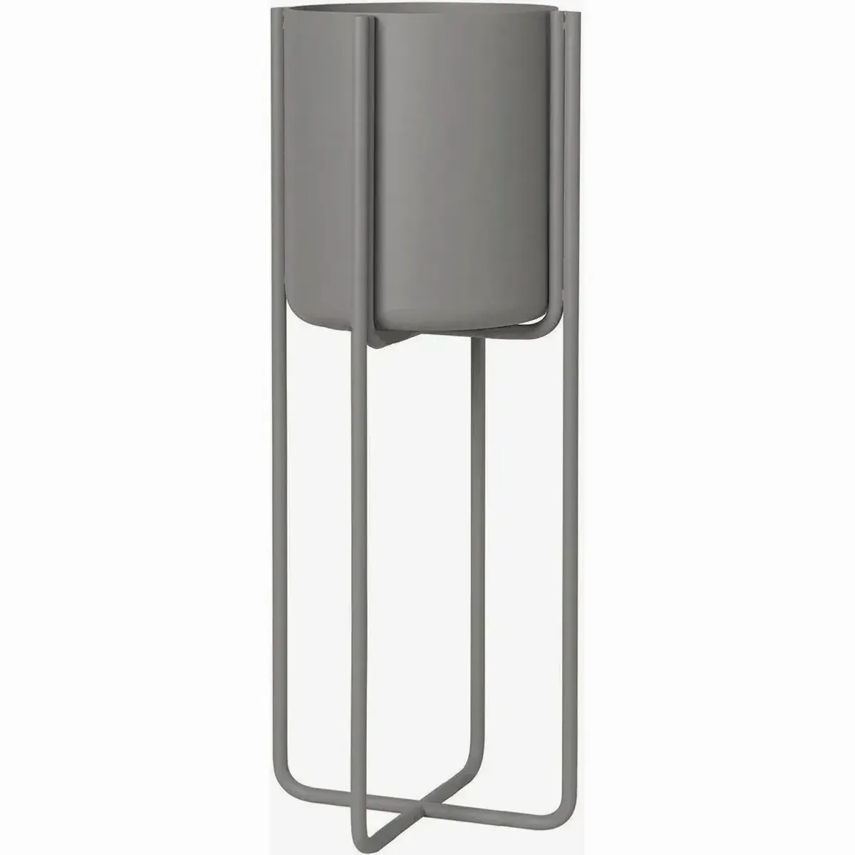 blomus KENA Übertopf mit Gestell, elegantes Design, robustes Material, vielseitig einsetzbar