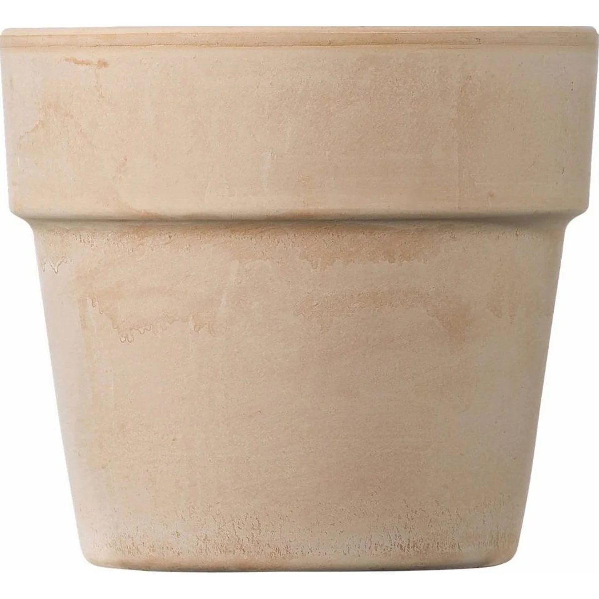 Deroma Cachepot Perfetto, stilvoller Pflanztopf aus Terracotta — UV-beständig, frostfest, recycelbar