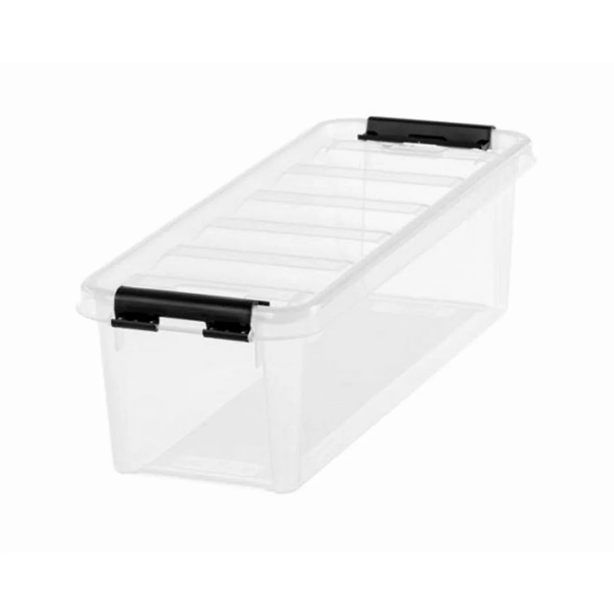 Orthex Smartstore Aufbewahrungsbox, stapelbar, transparent, 38x14x11 cm